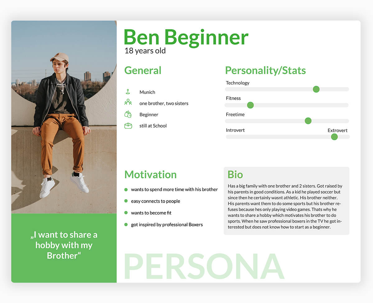 Persona from Ben Beginner